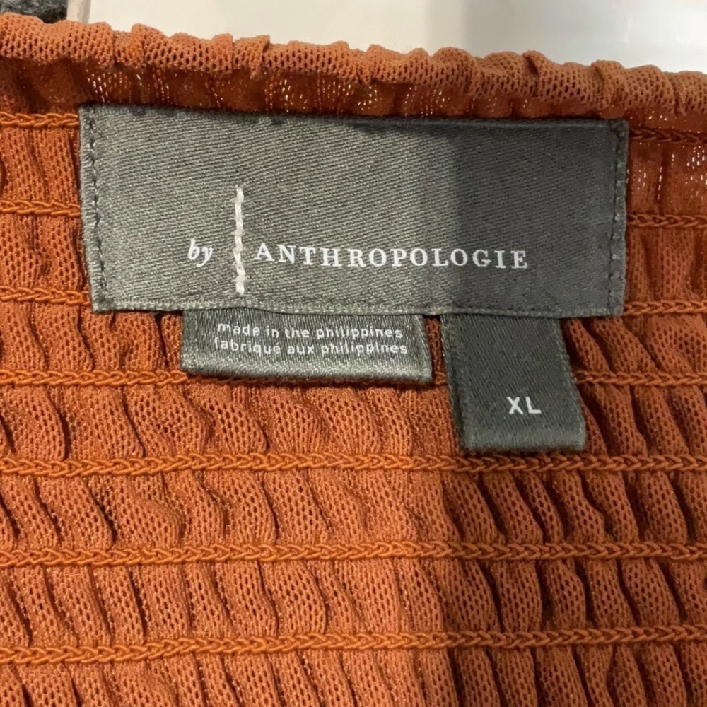 Anthropologie Patent Faux Leather Bandeau Top Women’s XL - Picture 7 of 8